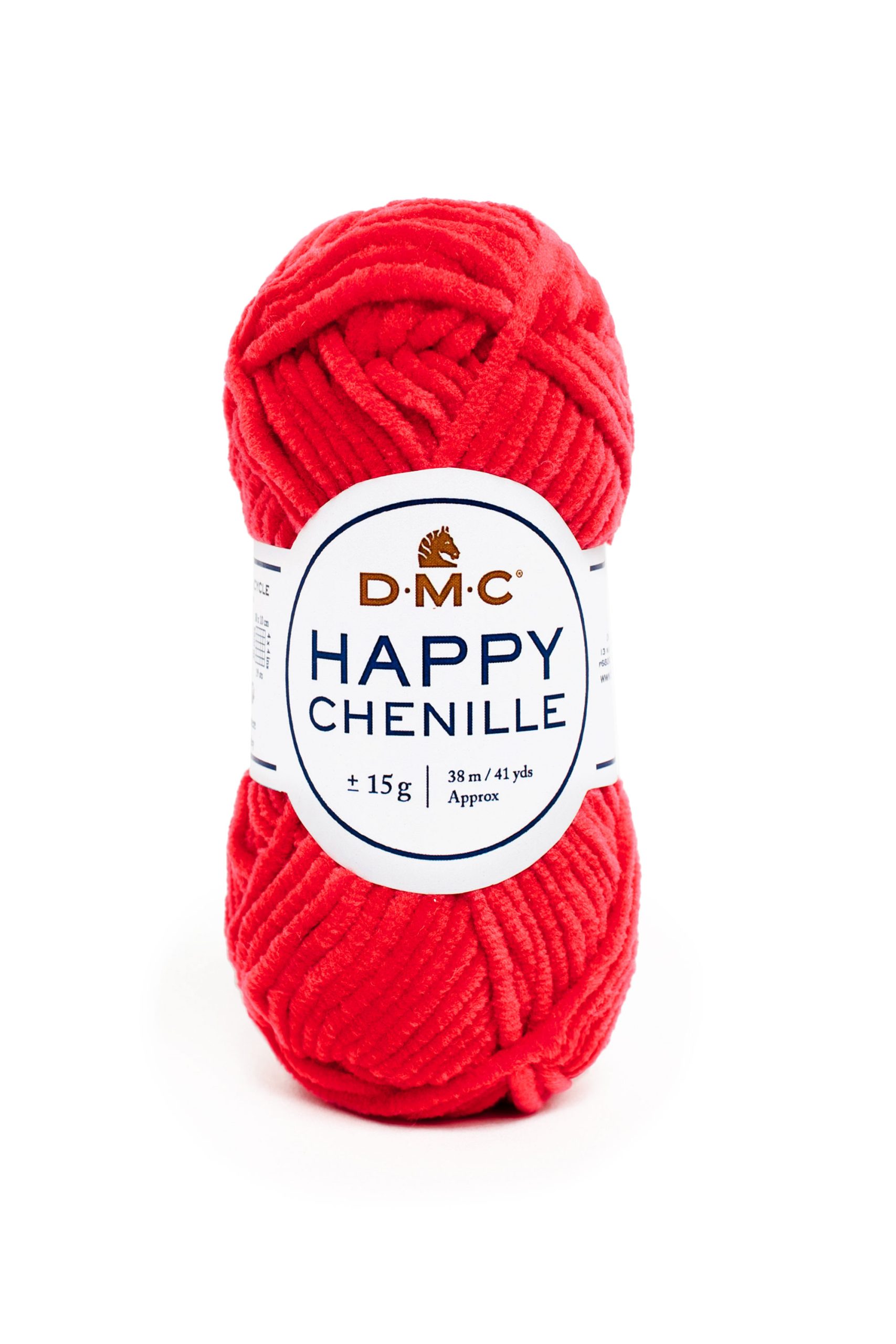 Ciniglia Dmc Happy Chenille Colore 34: Morbido filato colorato in fibre naturali ideale per realizzare lavori a maglia e uncinetto. | Dematteis.it