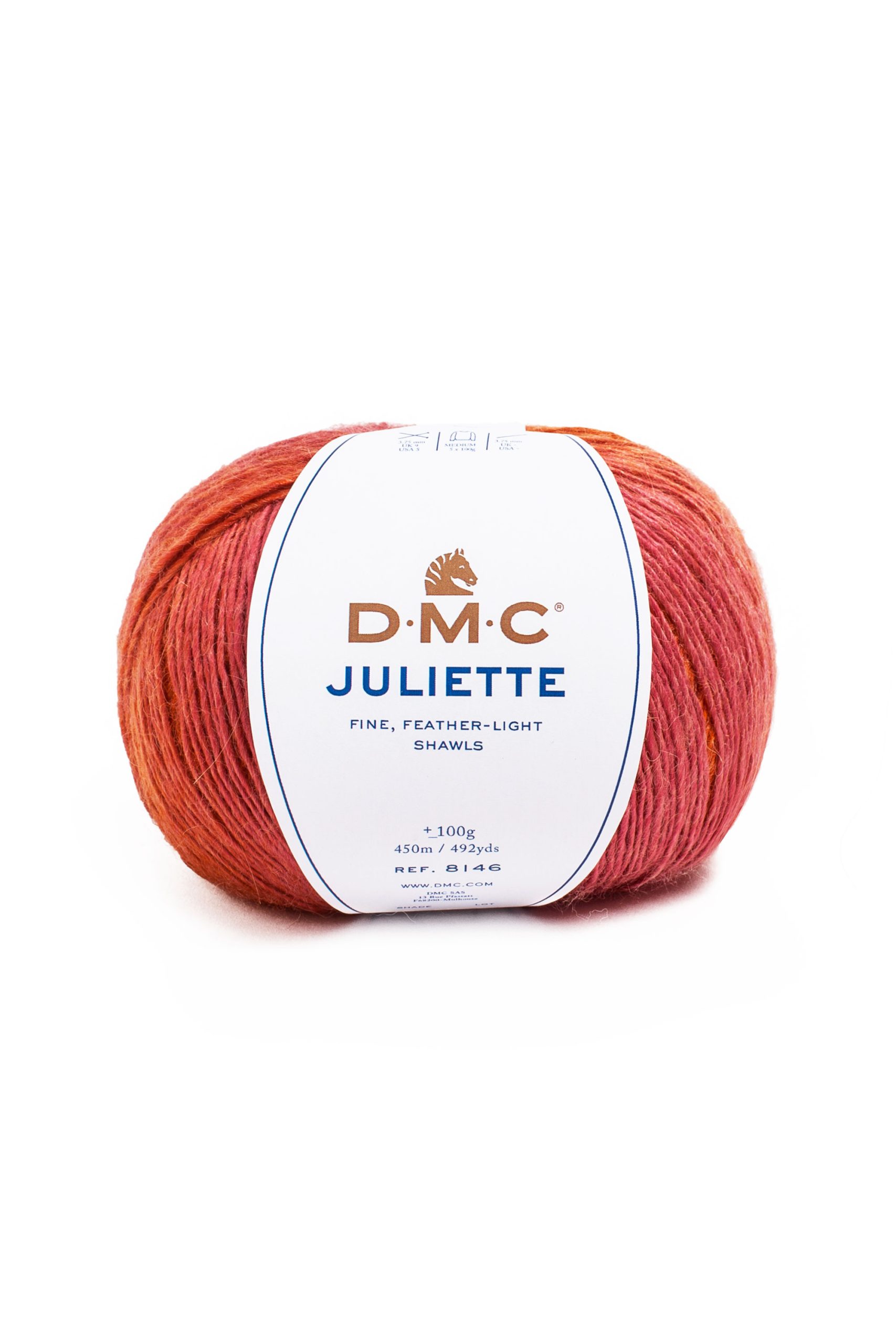 Lana Dmc Juliette Colore 201: Morbida lana in pregiata fibra naturale disponibile in una vasta gamma di vivaci tonalità per realizzare capi di abbigliamento e accessori dall'aspetto elegante e raffin. | Dematteis.it