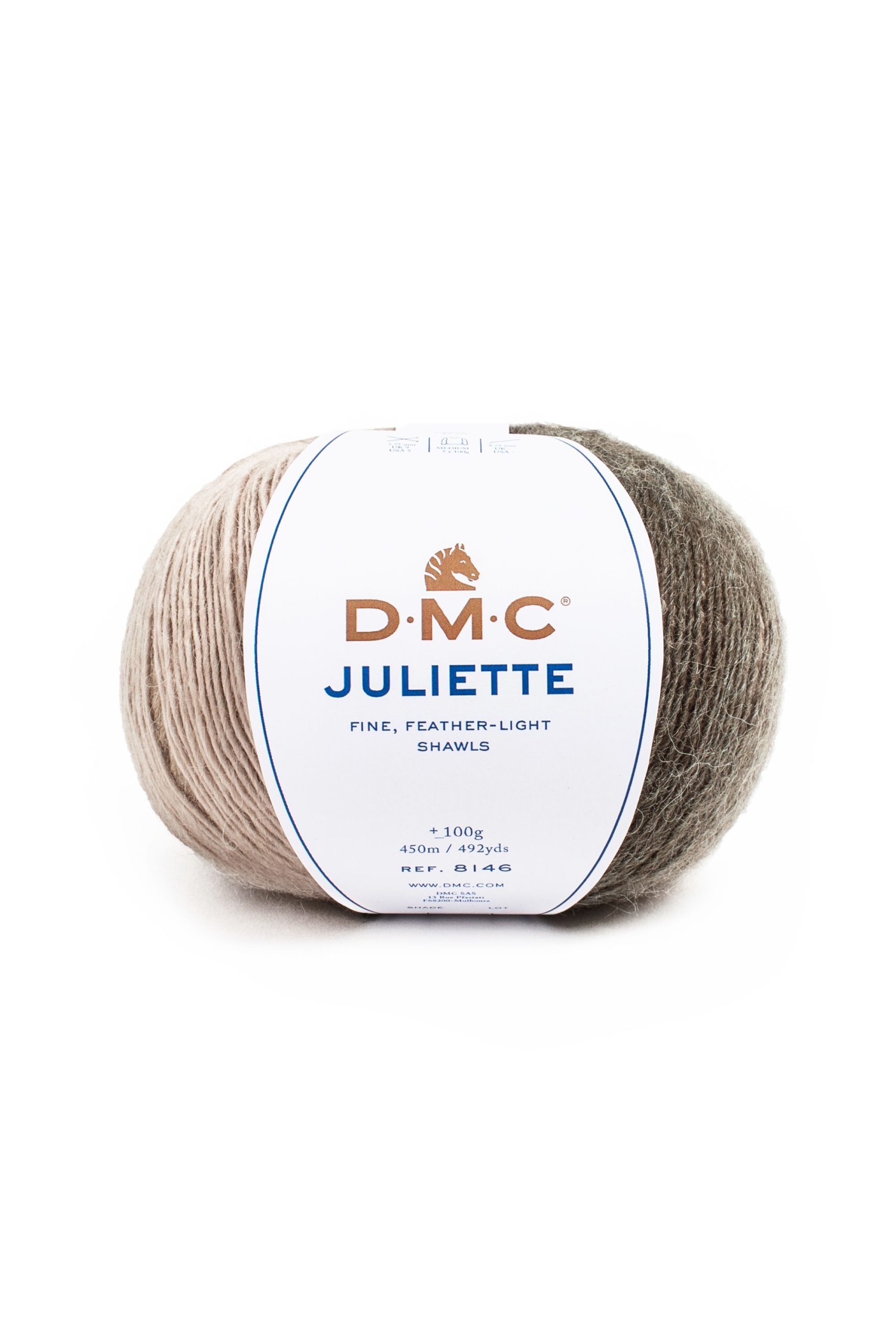 Lana Dmc Juliette Colore 202: Matassa di filato in lana morbida e colorata, ideale per realizzare lavori a maglia e uncinetto. | Dematteis.it