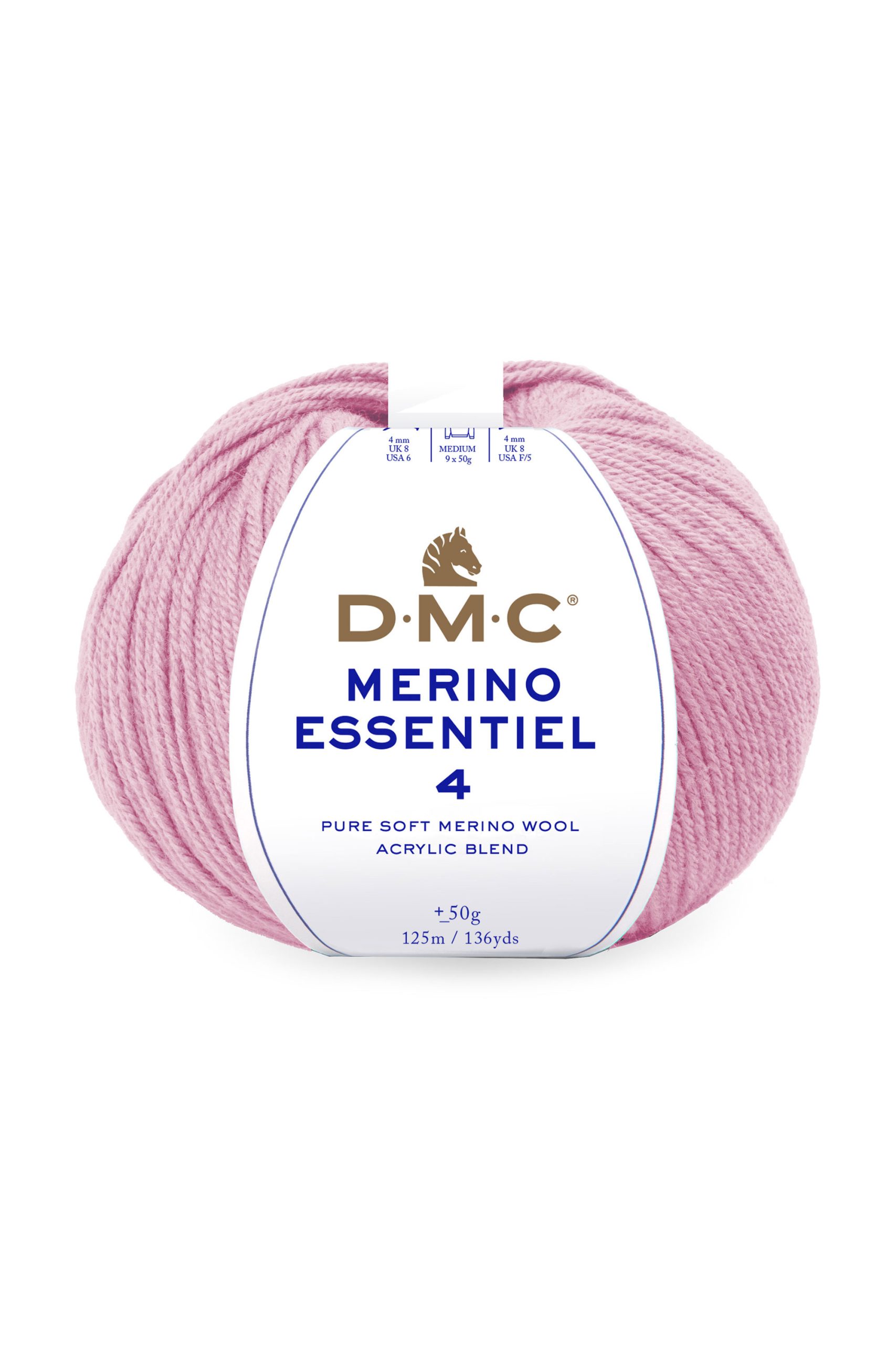 Lana Dmc Merino Essentiel 4 Colore 883: Morbida lana merino in una vasta gamma di colori ideale per realizzare capi d'abbigliamento e accessori di pregio. | Dematteis.it