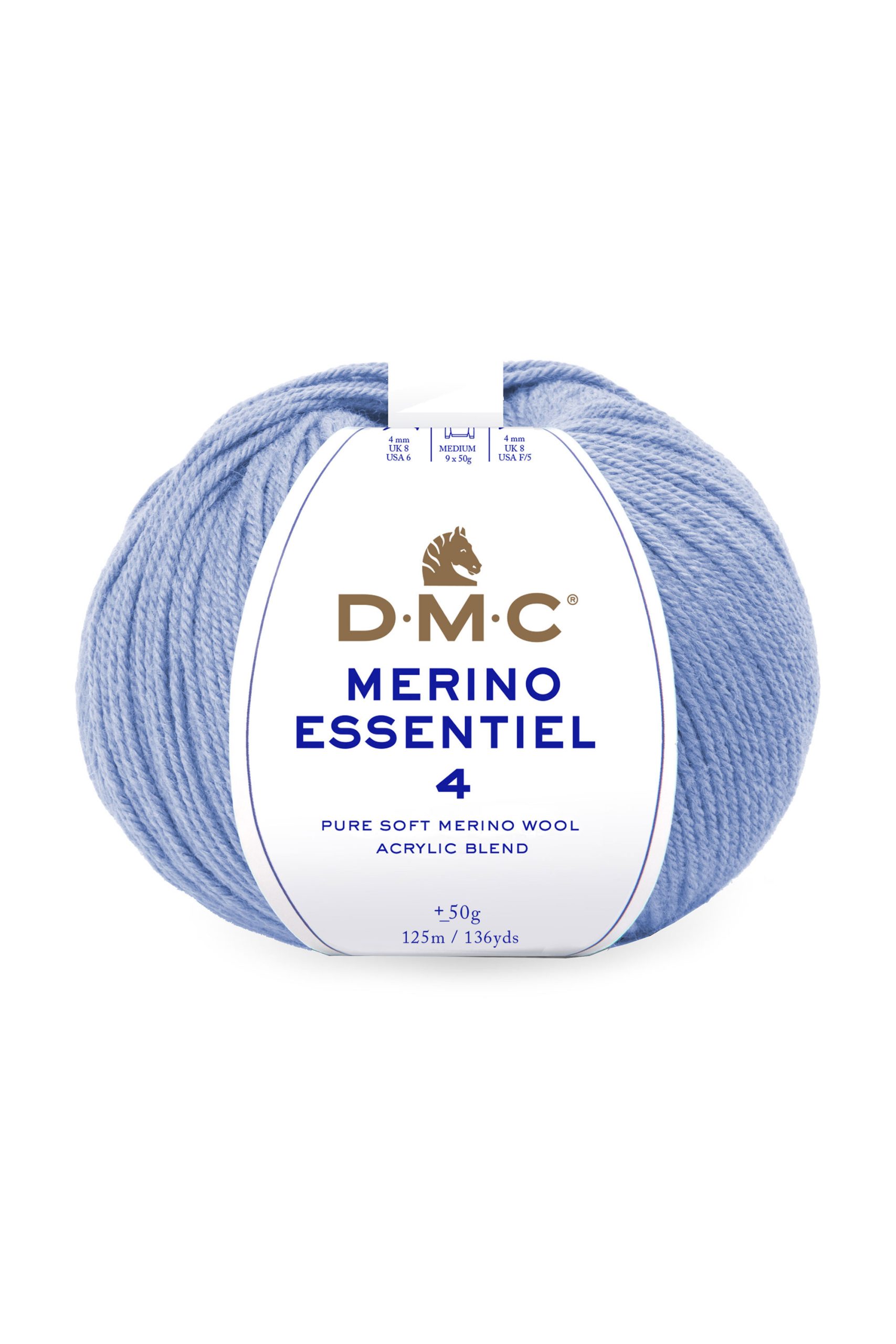 Lana Dmc Merino Essentiel 4 Colore 884: Morbida lana merino in una tavolozza di colori naturali, ideale per lavori a maglia e uncinetto di abbigliamento e accessori. | Dematteis.it