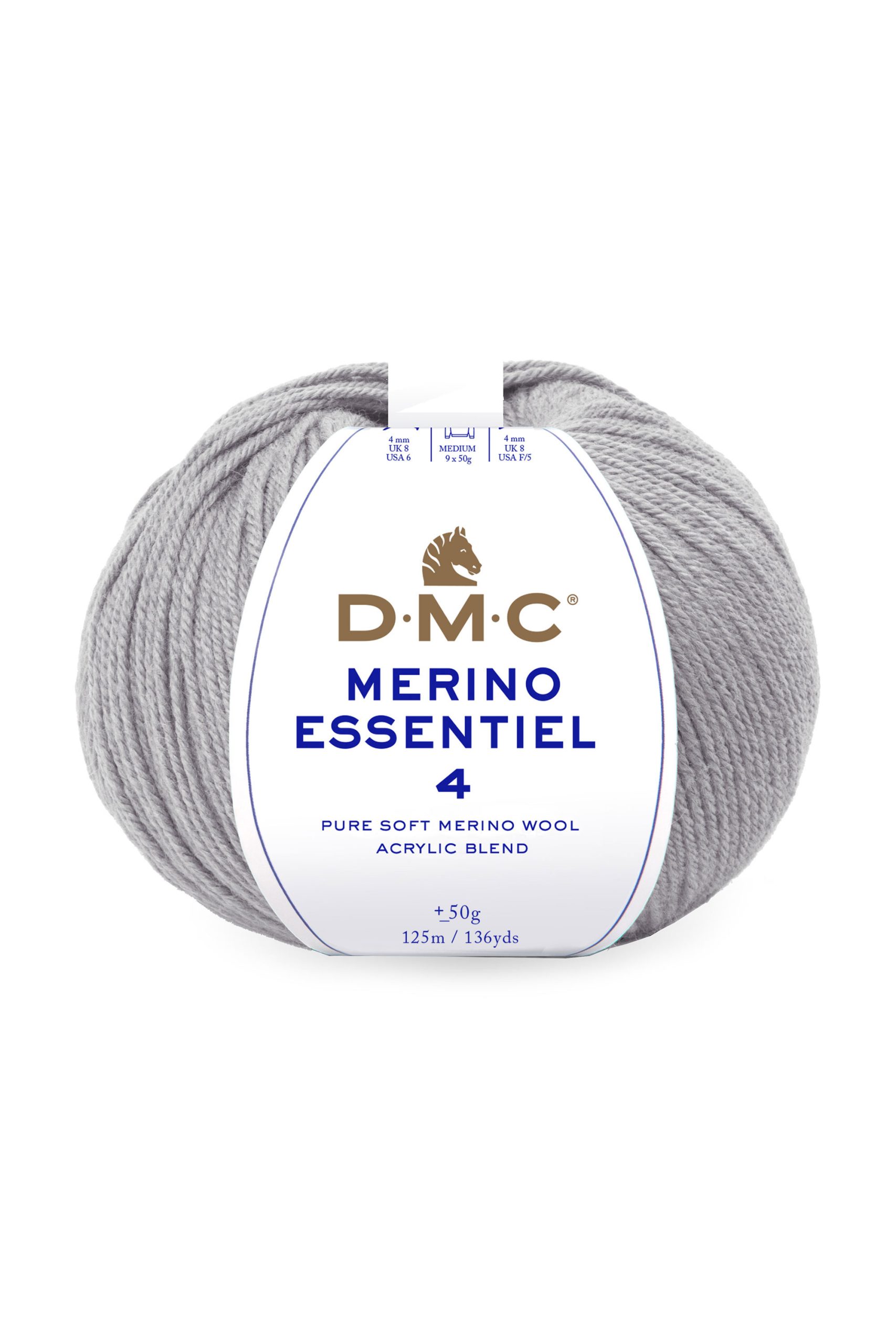 Lana Dmc Merino Essentiel 4 Colore 885: Filato in morbida lana merino disponibile in una vasta gamma di colori per realizzare capi d'abbigliamento e accessori dall'aspetto elegante e raffinato. | Dematteis.it