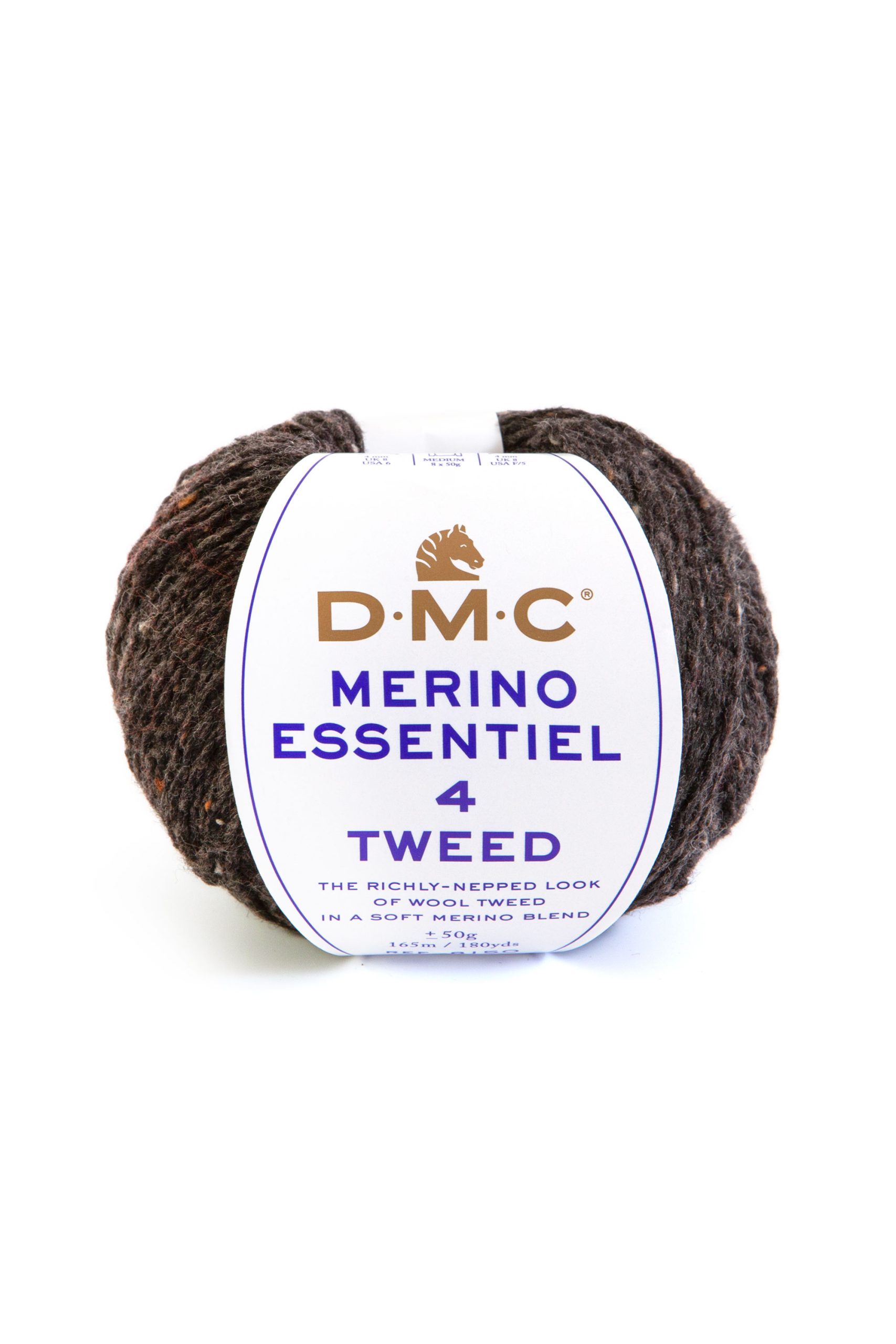 Lana Dmc Merino Essentiel 4 Tweed Colore 901: Filato in morbida lana merino con elegante effetto tweed in una tonalità neutra adatta a numerosi progetti di maglieria e tessitura. | Dematteis.it
