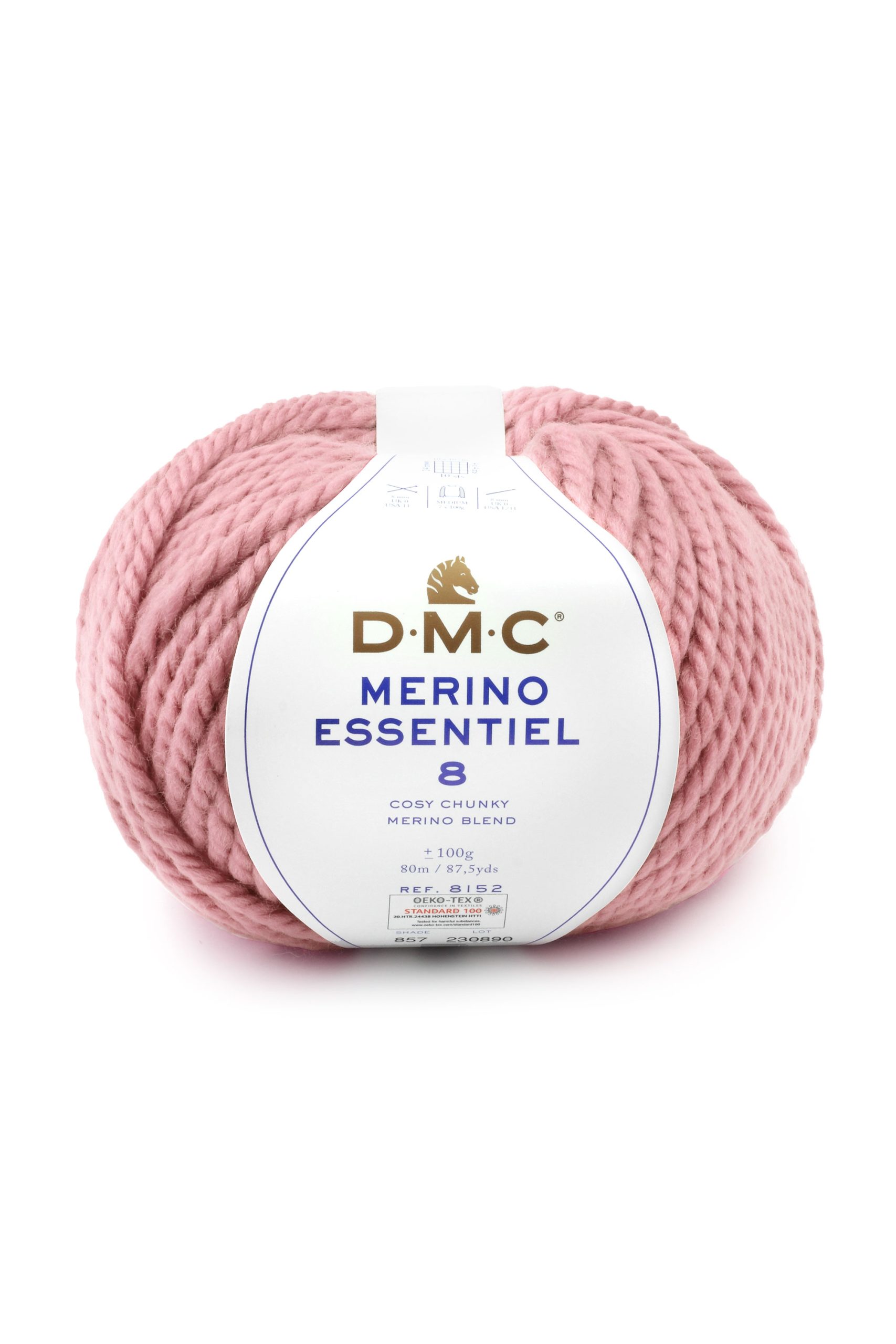 Lana Dmc Merino Essentiel 8 Colore 855: Morbida lana merino naturale di ottima qualità, ideale per realizzare capi di abbigliamento e accessori dalla texture soffice e avvolgente. | Dematteis.it