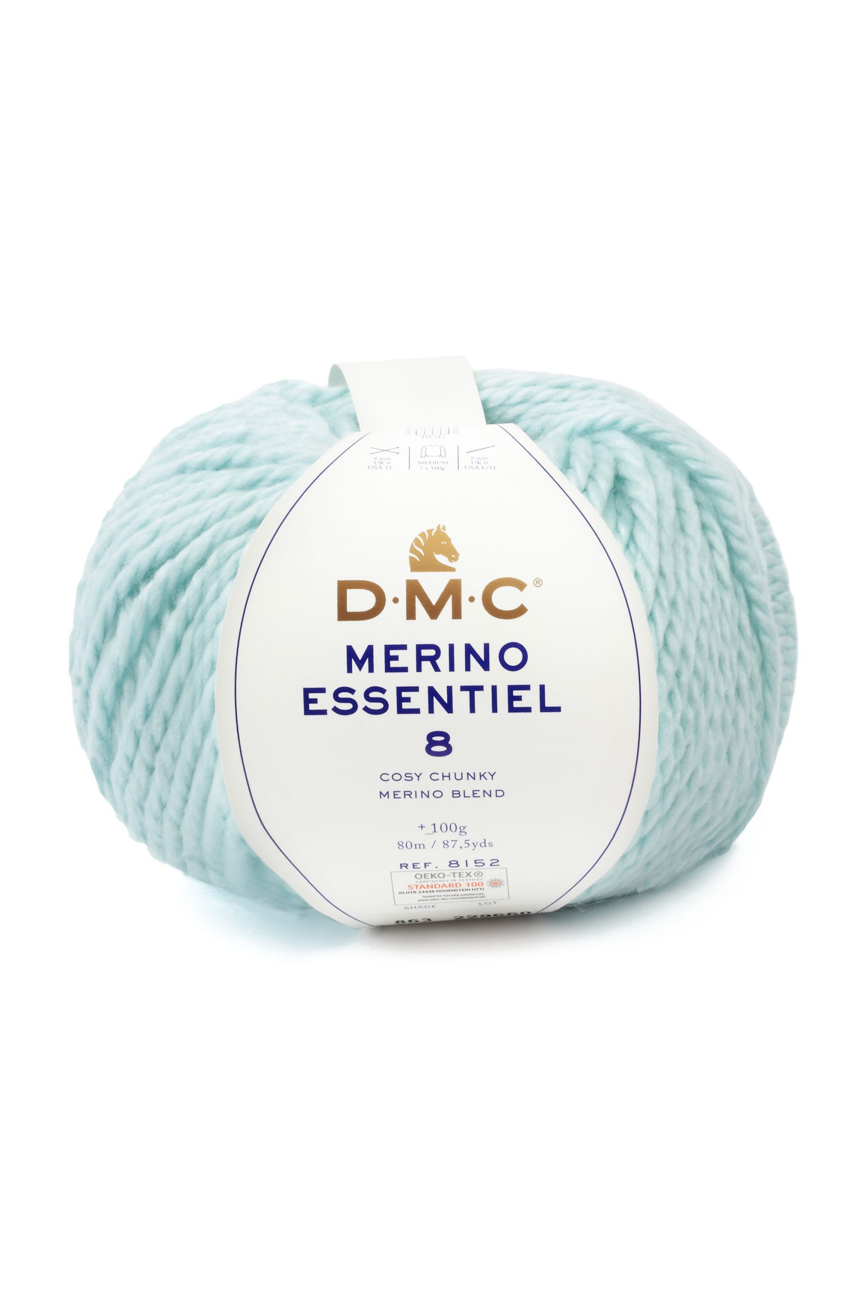 Lana Dmc Merino Essentiel 8 Colore 863: Morbida lana merino con tonalità vivaci e ricca trama adatta alla realizzazione di caldi accessori invernali. | Dematteis.it