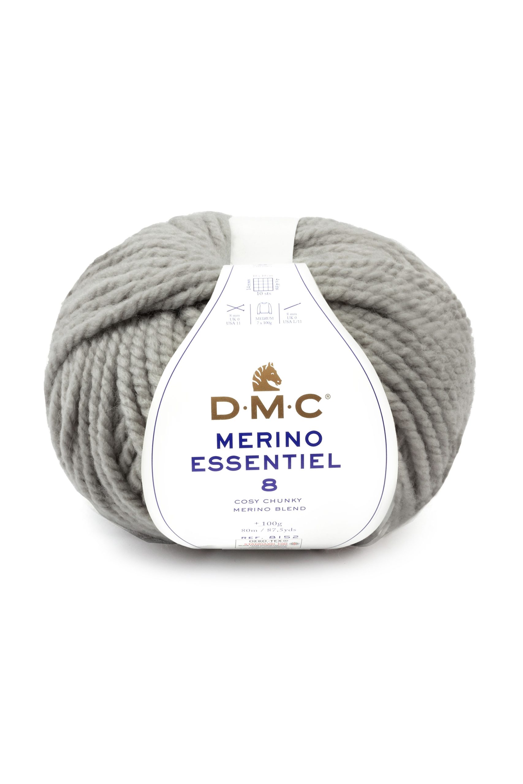 Lana Dmc Merino Essentiel 8 Colore 872: Morbida lana merino dal colore brillante e vivace, ideale per realizzare capi d'abbigliamento e accessori lavorati a maglia. | Dematteis.it
