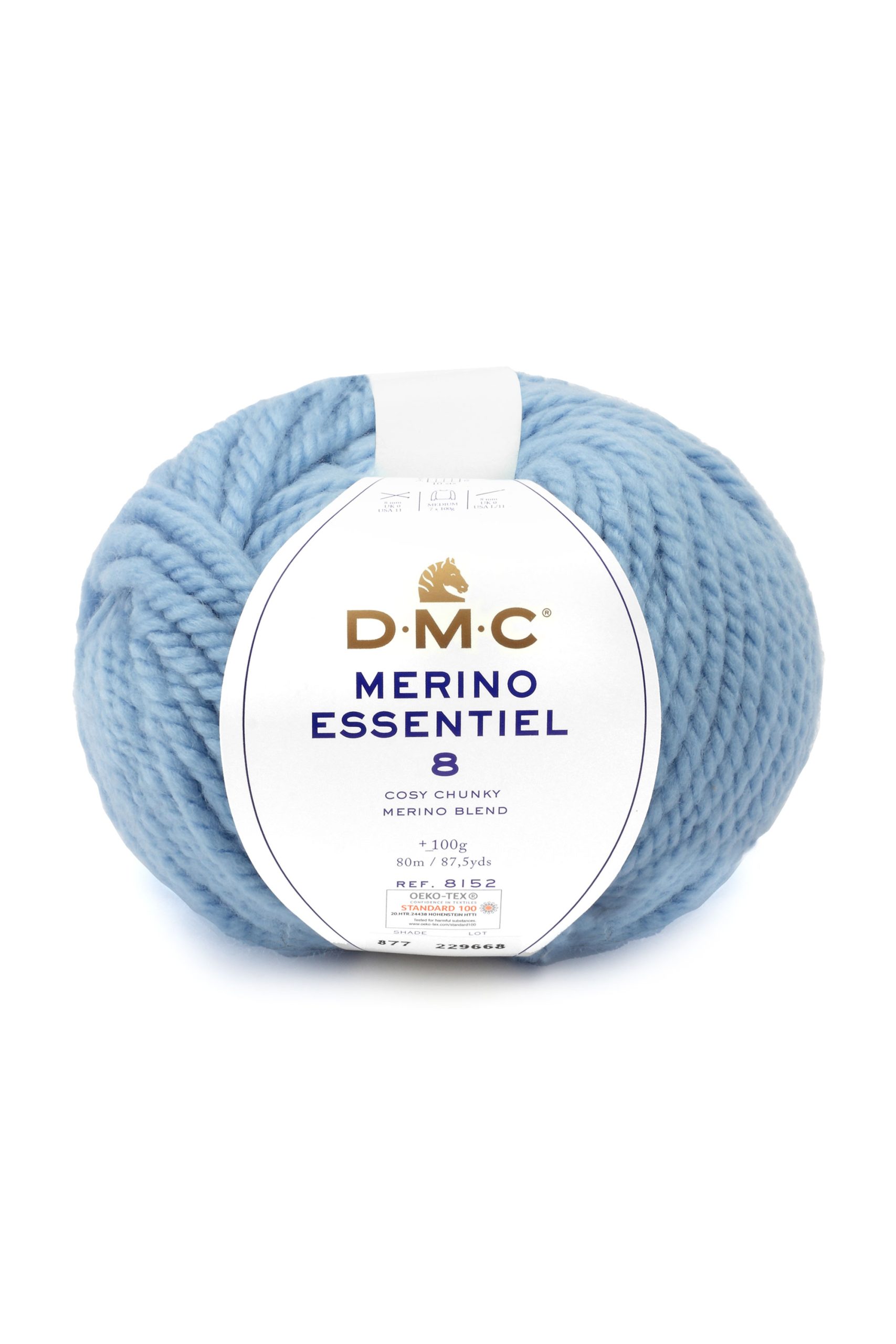 Lana Dmc Merino Essentiel 8 Colore 877: Morbida lana merino di ottima qualità, disponibile in una vasta gamma di colori vivaci e naturali, ideale per lavori a maglia e uncinetto. | Dematteis.it