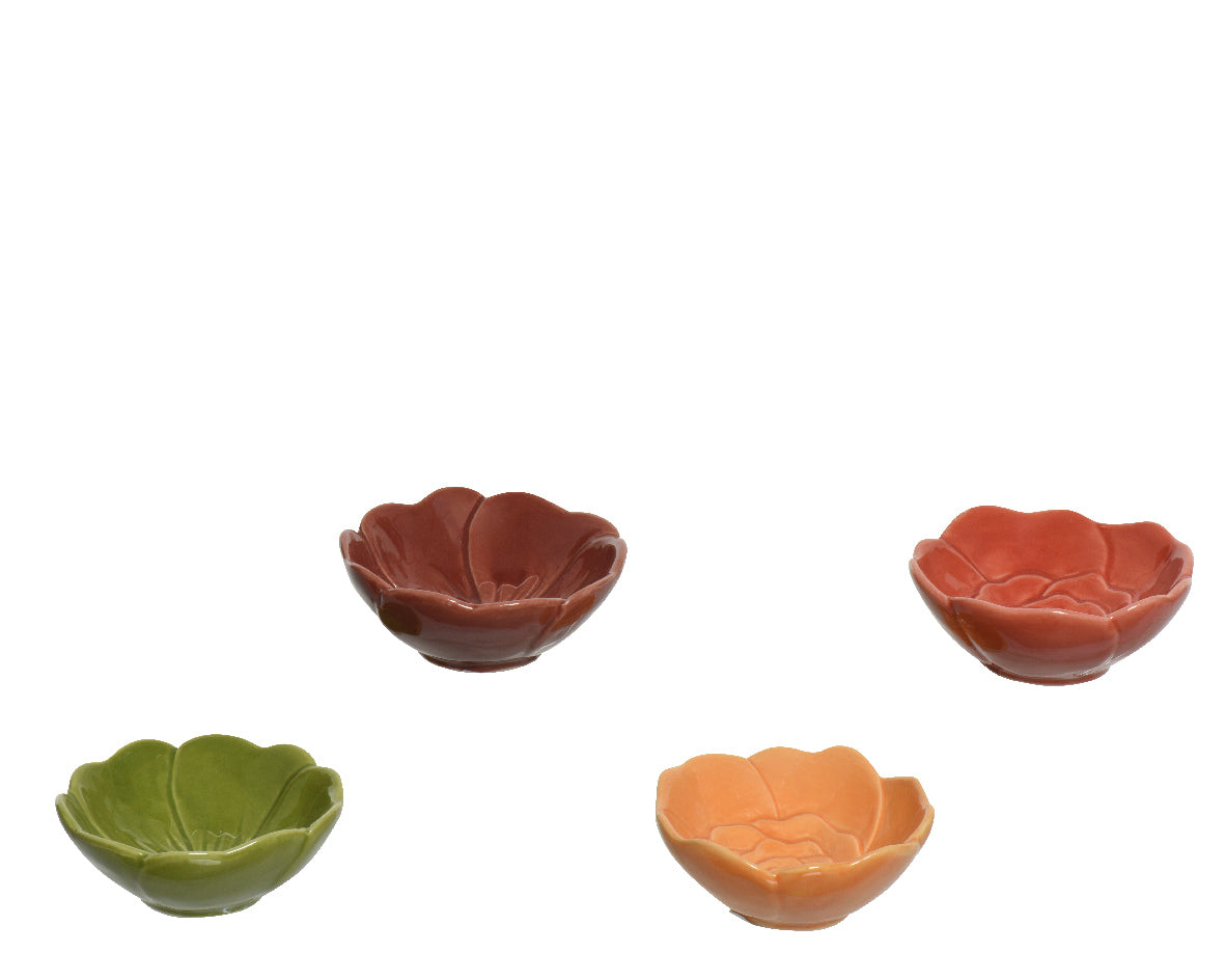 Ciotola Porcellana 7X7X3 Cm Colorata