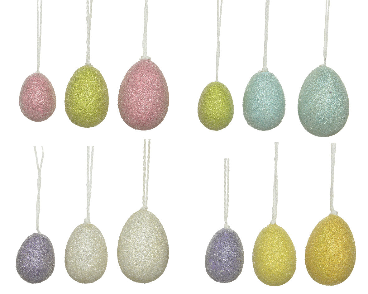 Set Uova Pasqua Colorate 4X6 Cm