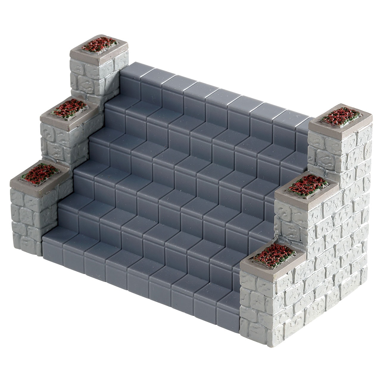 Staircase Set Of 3 Lemax scala decorativa in miniatura per villaggio natalizio con gradini in pietra - DeMatteis.it