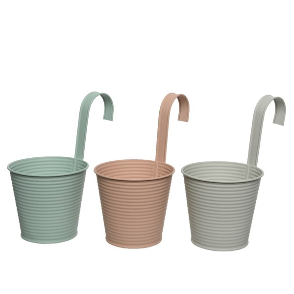 Vaso Portafiori Balcone 14X10X24 Cm 1 Pezzo