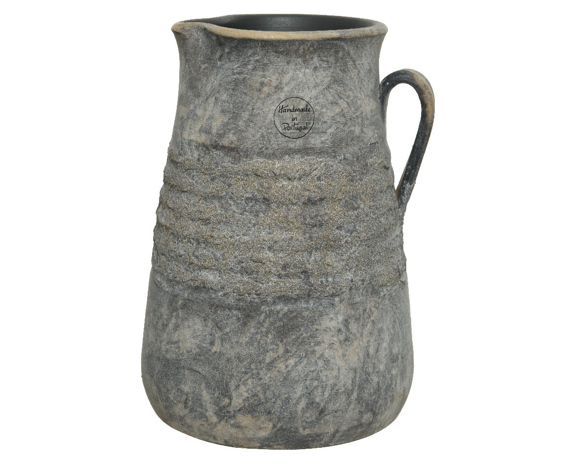 Vaso Terracotta Grigio Antico D 20X27 Cm