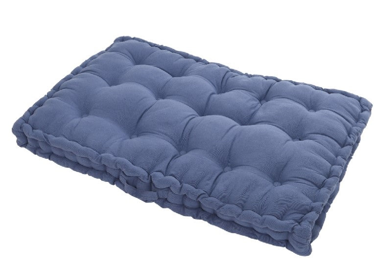 Cuscino Jeans Blue 120X80X8 Cm