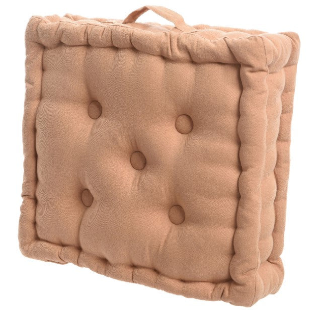 Cuscino Color Caramello 40X10X40 Cm