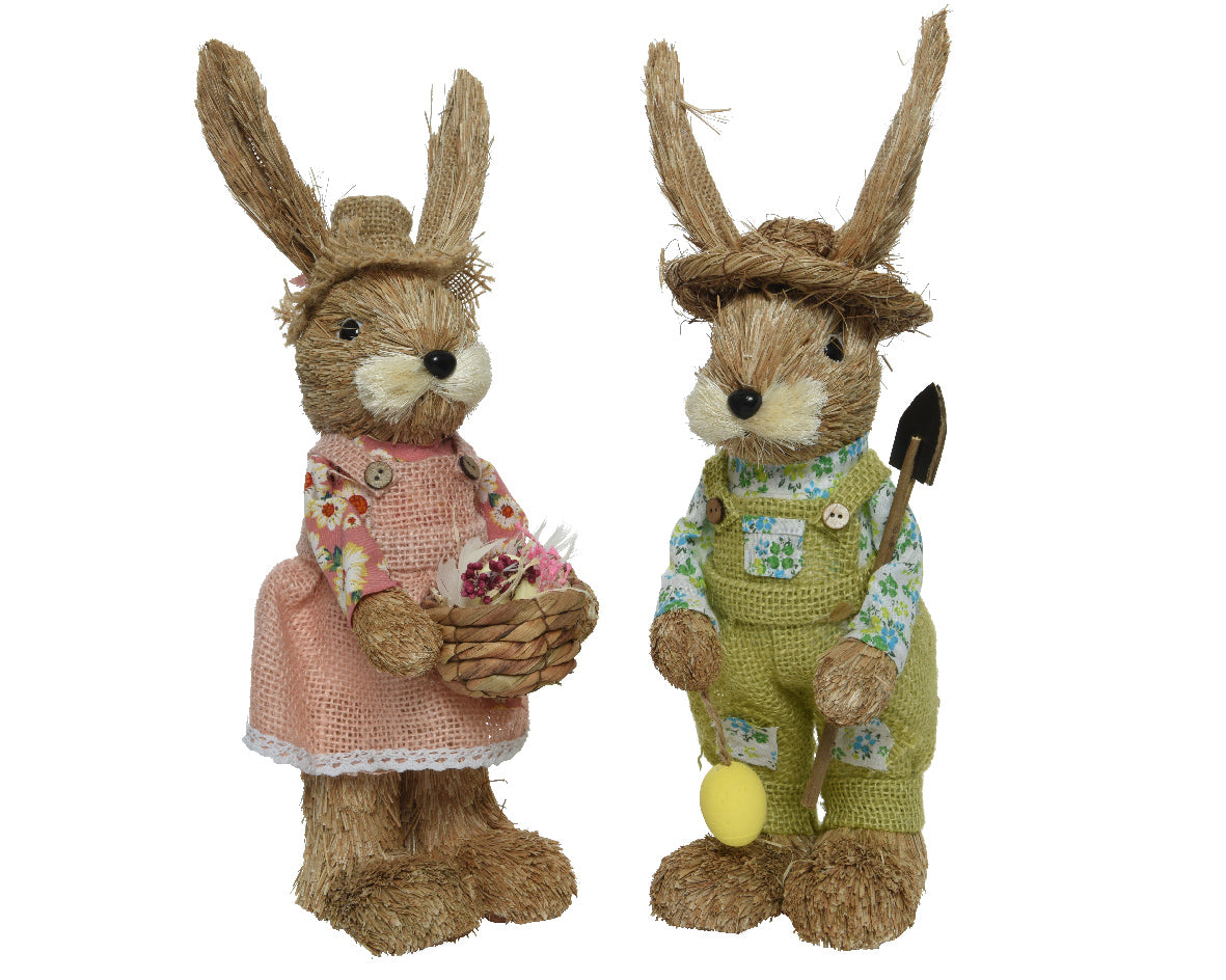 Coniglio Decorato 13X13X37 Cm 1 Pezzo