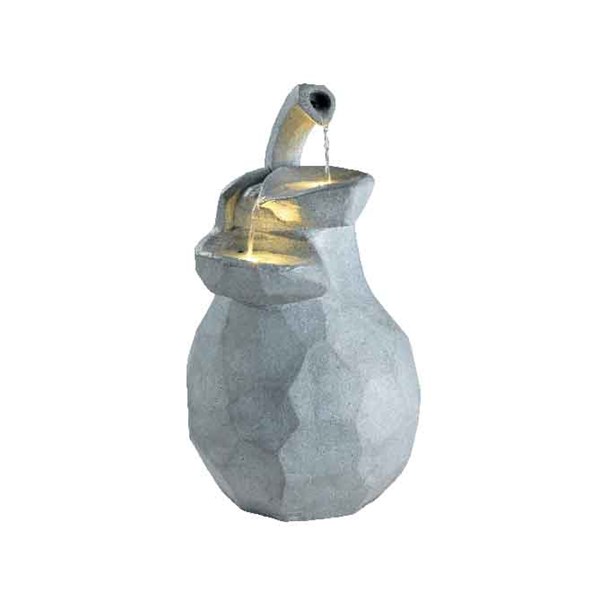 Fontana Pera Grigia Con Led