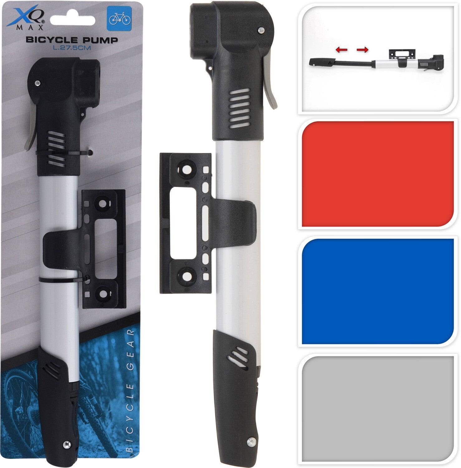 Pompa Bicicletta Colorata 27 Cm