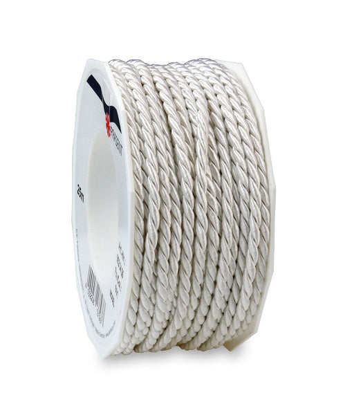 Nastro Mosel White 4 mm x 25 ml corda intrecciata per fili e catene - DeMatteis.it