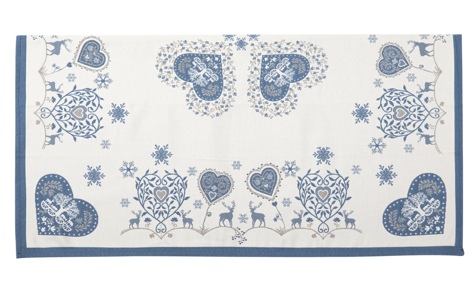 Val Di Fassa Copritavolo 140X180 Cm Blu