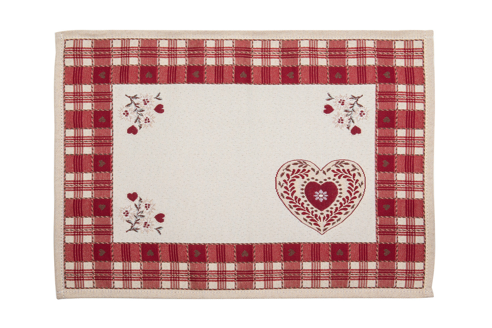 Val Badia Centro 35X45 Cm Rosso