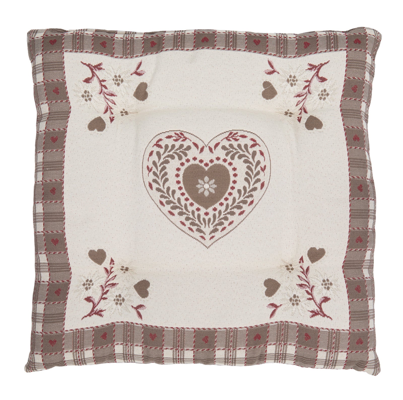 Val Badia Cuscino Sedia Beige