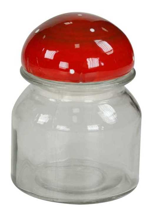 Barattole Vetro Tappo Fungo D 11X15 Cm