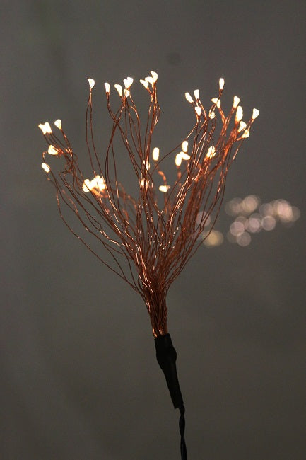 Fascio Rame 40 Led 25 cm illuminazione decorativa con fili in rame e 40 luci LED - DeMatteis.it