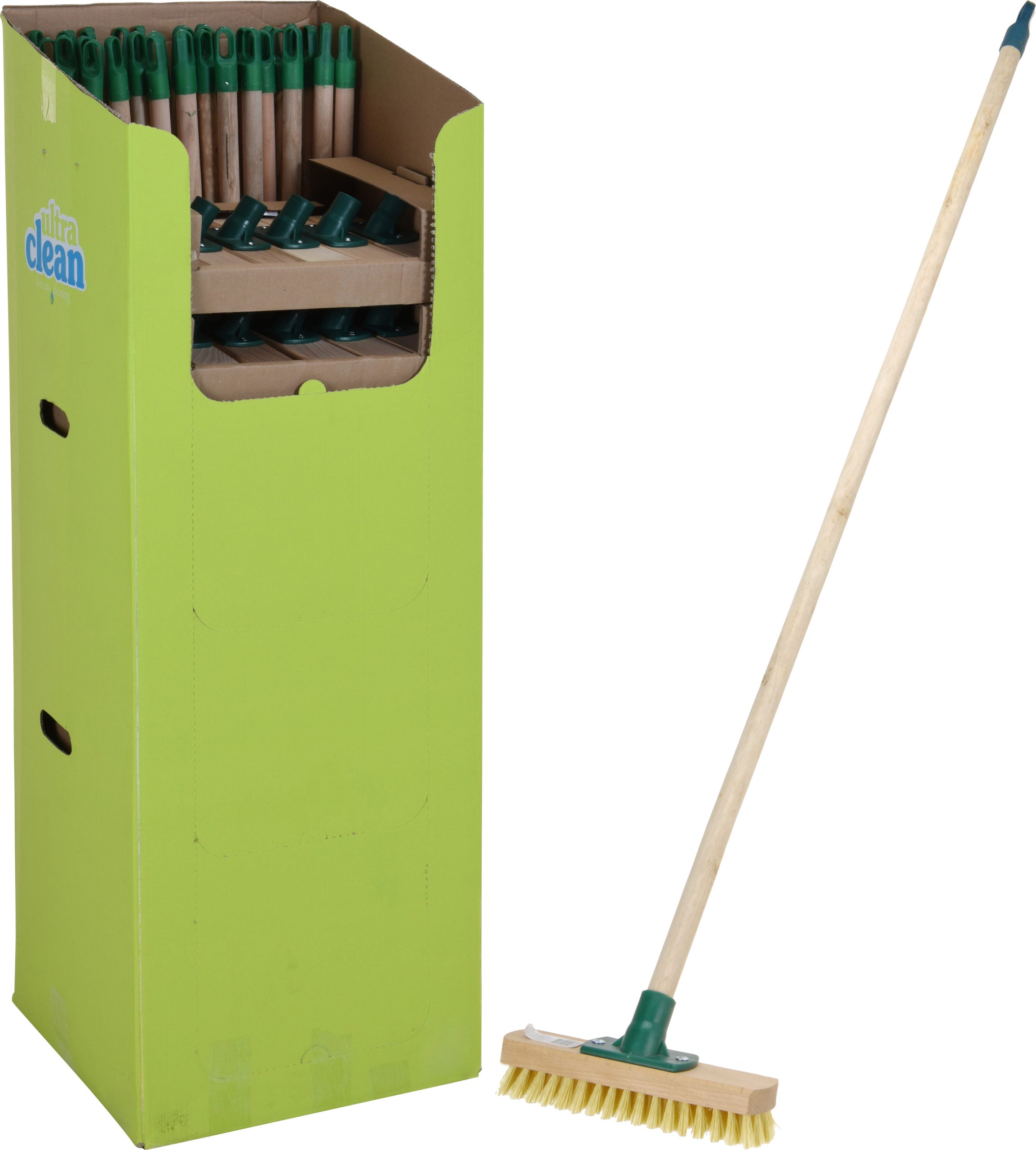 Scopa Giardino 24 Cm Con Manico