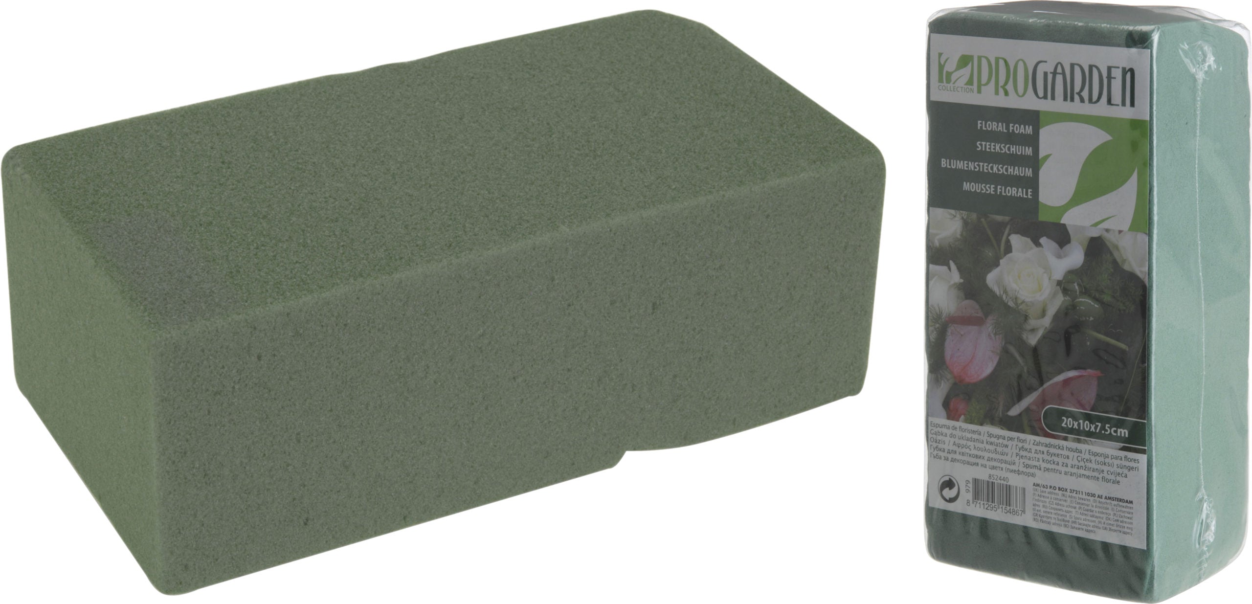 Spugna Per Fiori 20X10X7 Cm