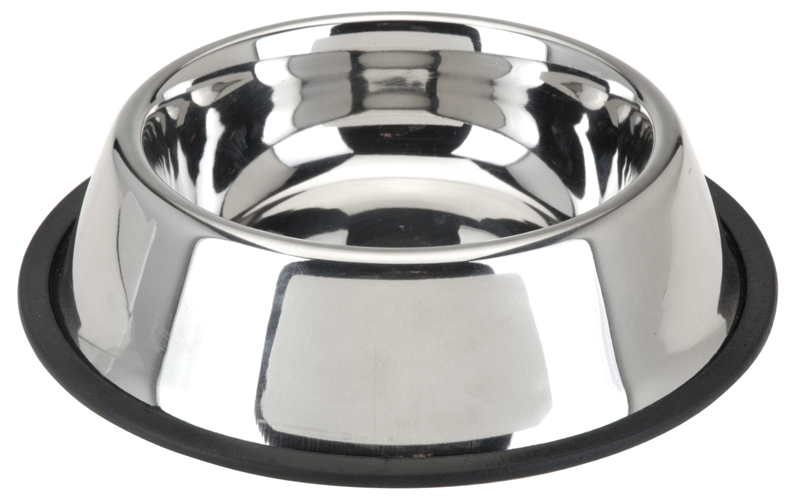 Ciotola Cane Inox 25 Cm Con Gomma