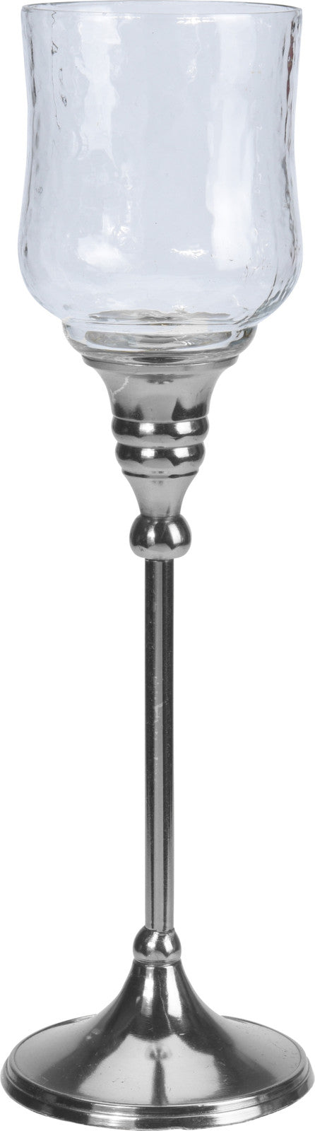 Candeliere Finitura Argento 31 Cm