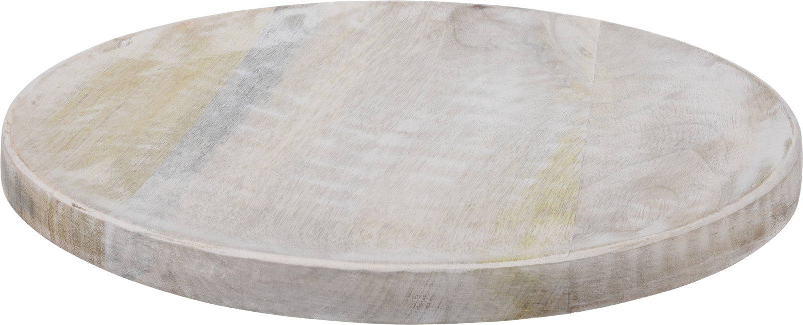 Piatto Legno Bianco D 30 Cm 1 Pezzo