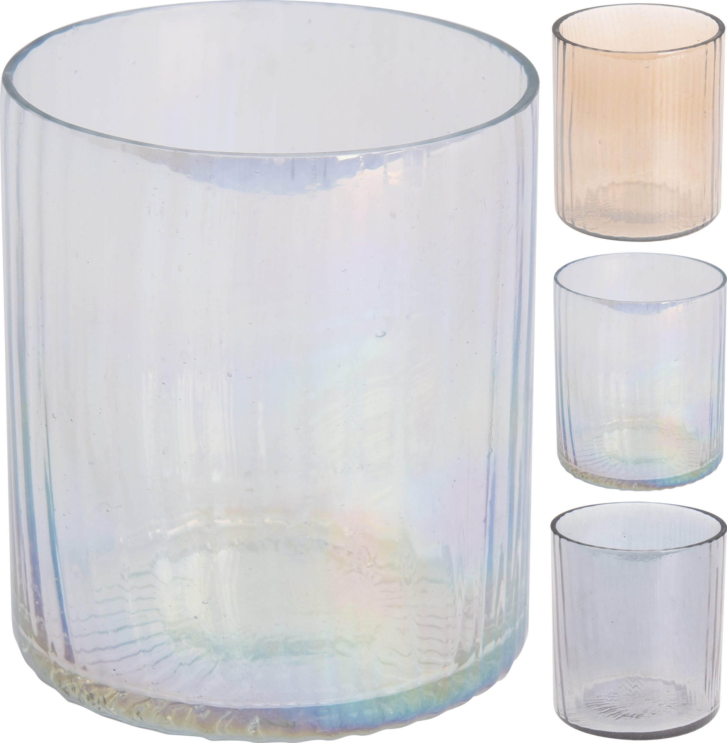 Porta T-Light Vetro 7 Cm 1 Pezzo