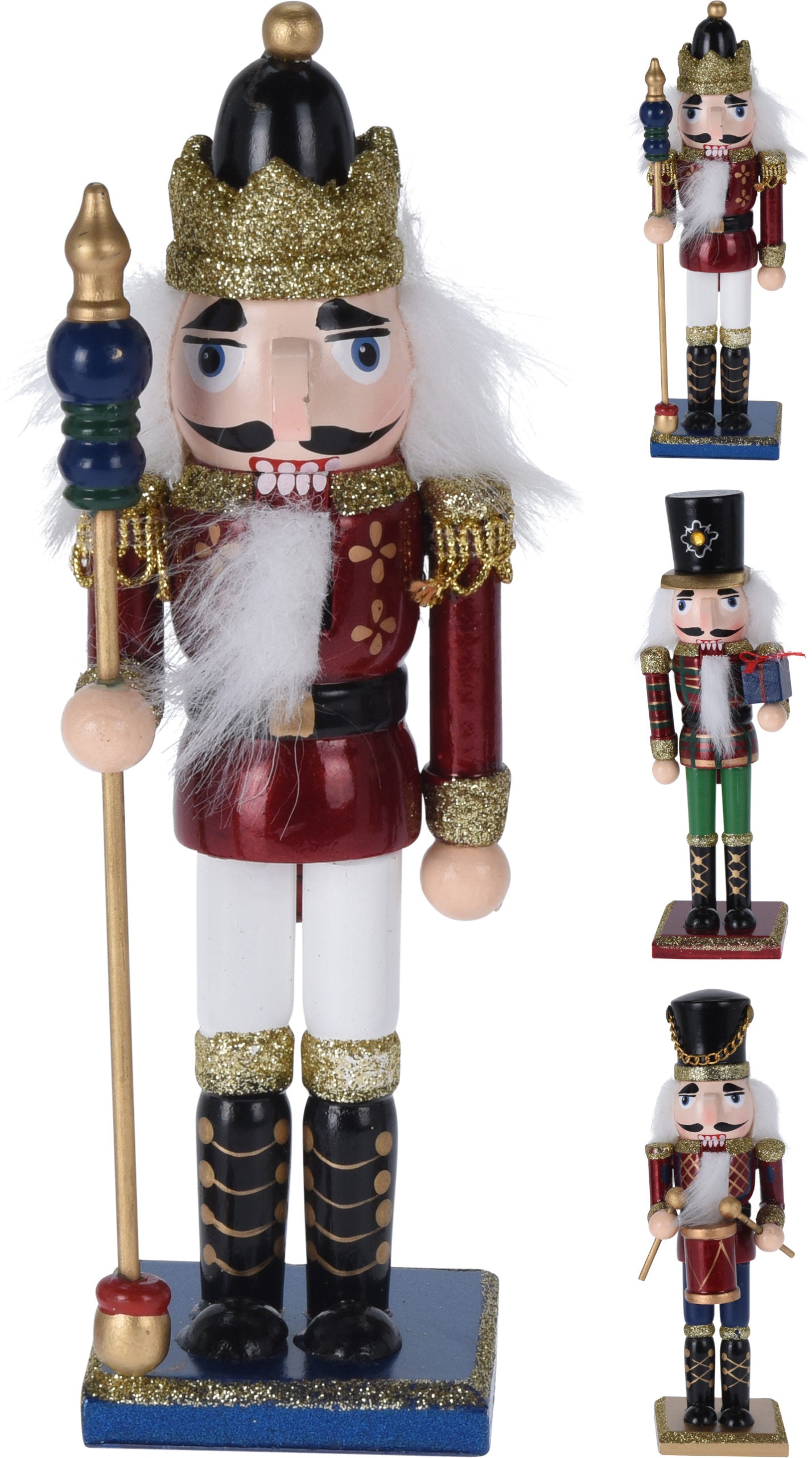 Schiaccianoci in legno da 18 cm utensile tradizionale per aprire noci e frutta secca - DeMatteis.it