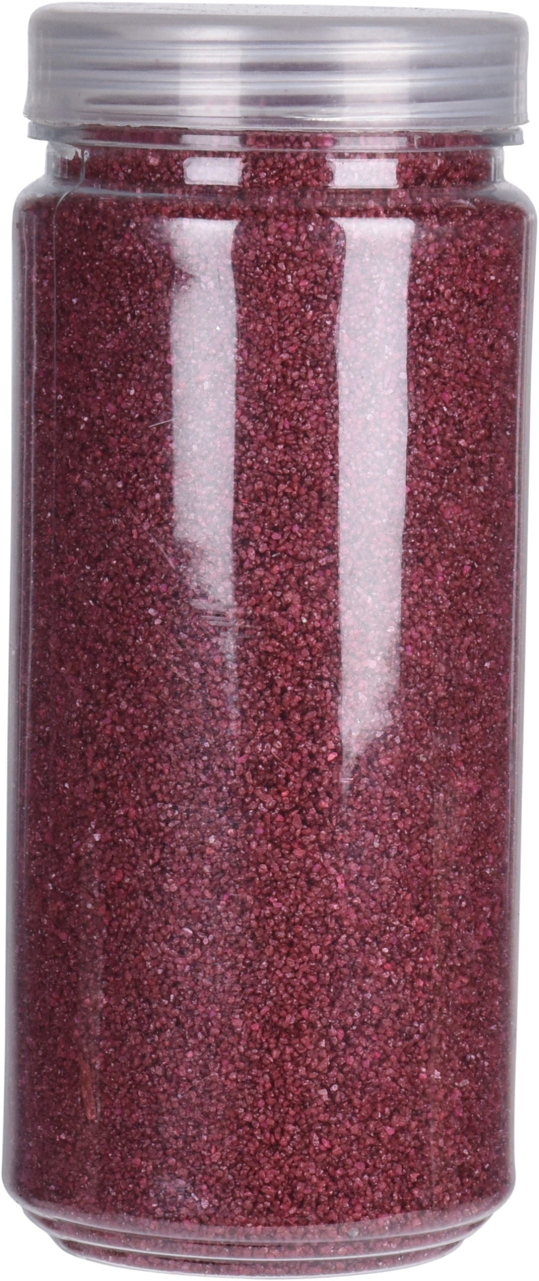 Sabbia decorativa rossa fine da 700 g in barattolo di vetro per decorazioni e progetti creativi - DeMatteis.it