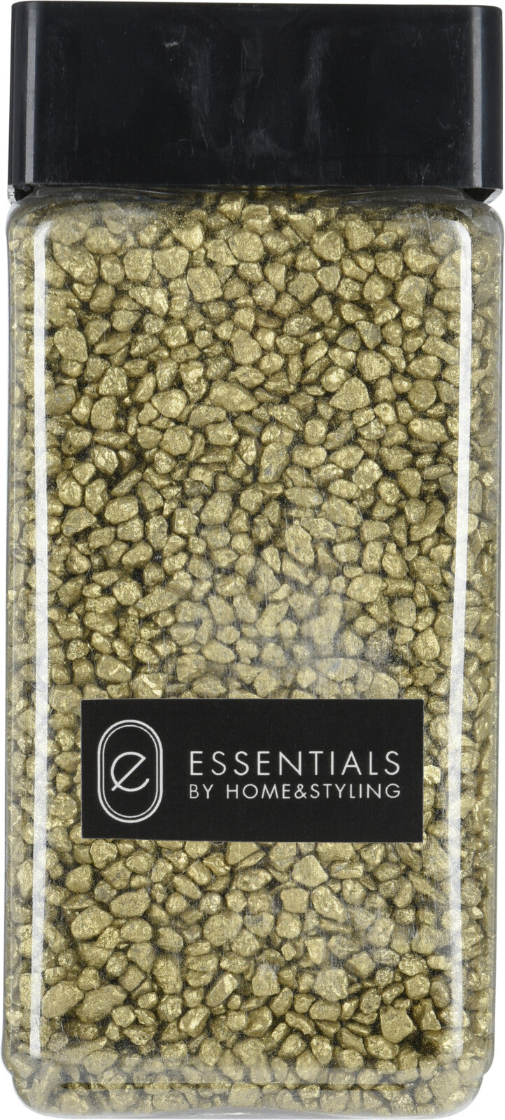 Pietre Decorative Oro Essentials per decorazione e abbellimento ambienti in barattolo trasparente - DeMatteis.it