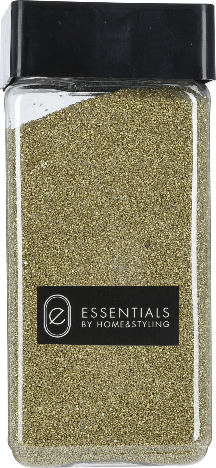 Sabbia Decorativa Oro Essentials by Home&Styling per decorazioni e allestimenti creativi in contenitore trasparente - DeMatteis.it