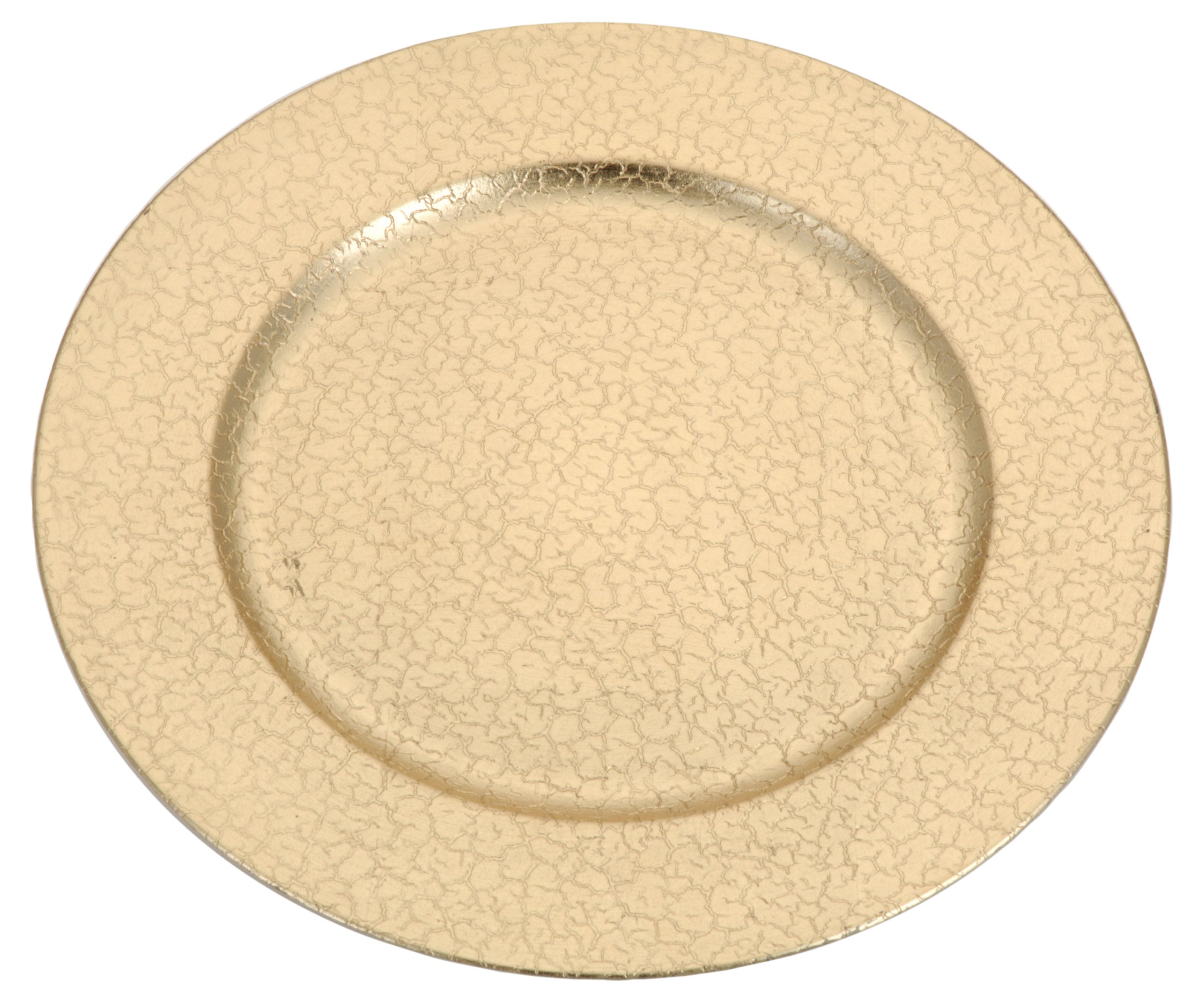 Sottopiatto Cracle Oro D 33 Cm