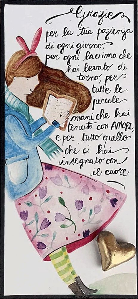 Dono Acquerello Pica' 10,5X22 Cm Con Scatola Acq14