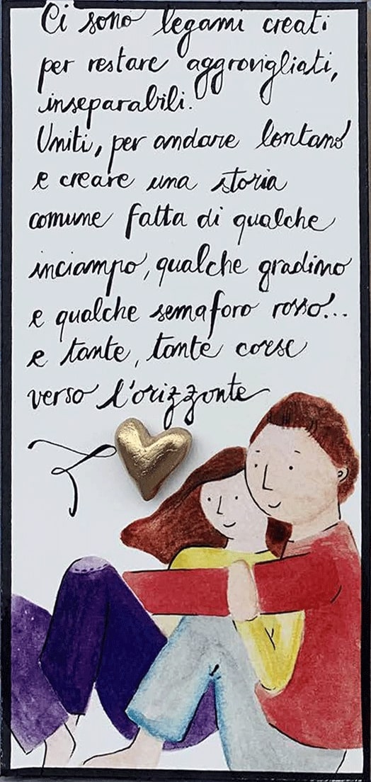 Dono Acquerello Pica' 10,5X22 Cm Con Scatola Acq39