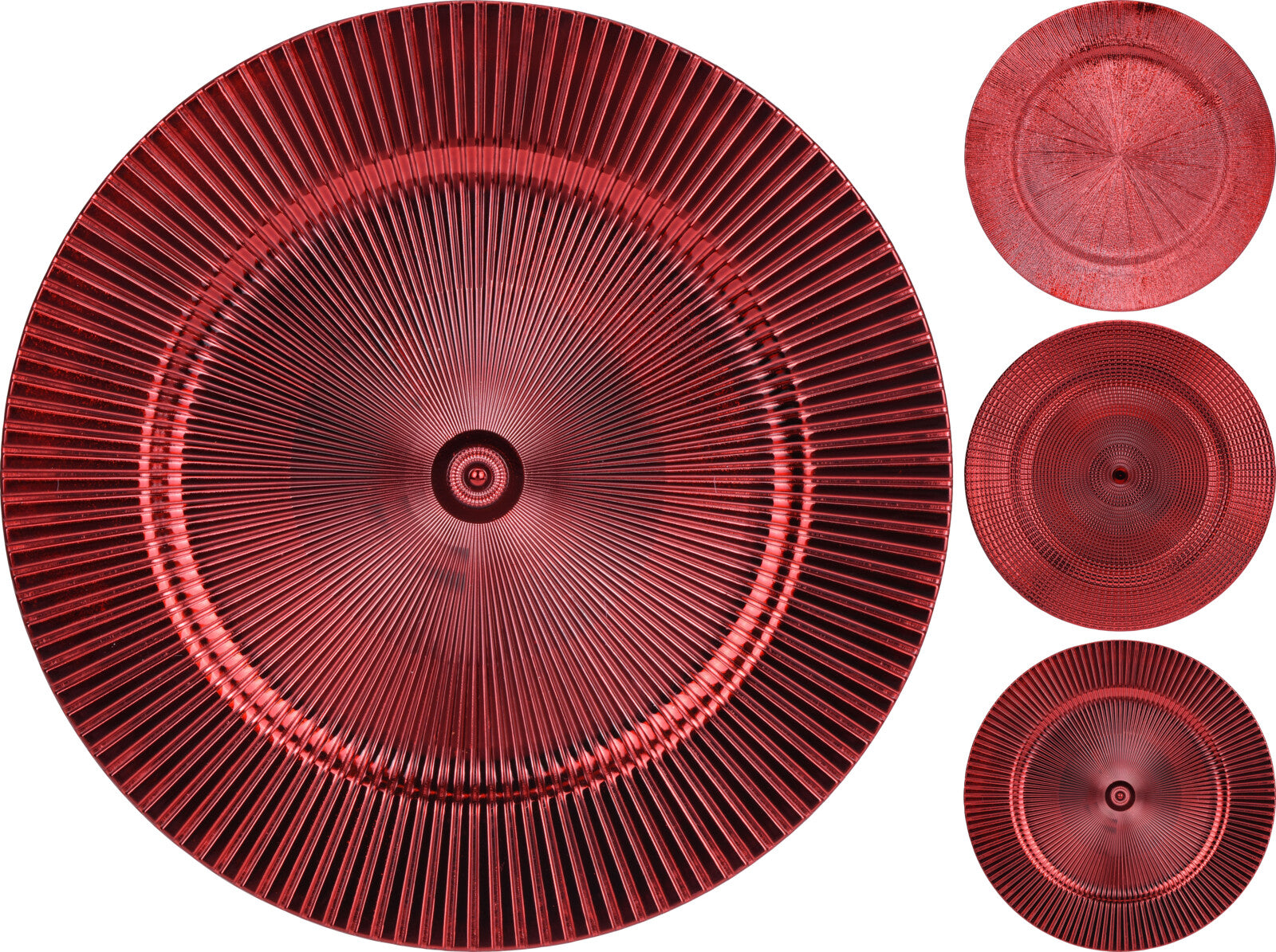 Sottopiatto Rosso D 3 3Cm