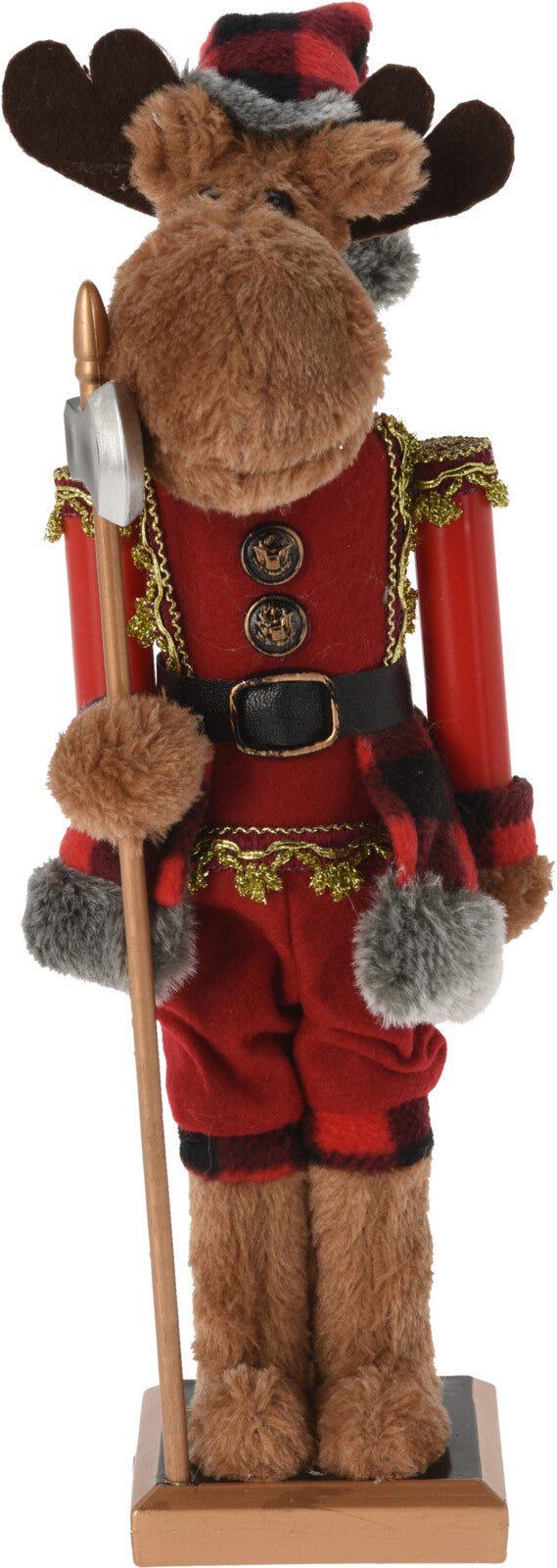 Schiaccianoci Renna da 38 cm decorativo natalizio per schiacciare noci e frutta secca - DeMatteis.it