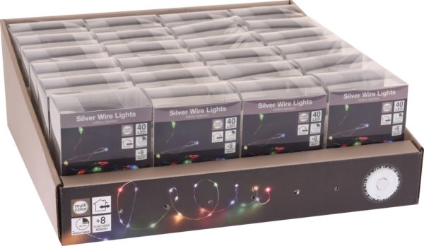 Luci Di Natale A Batteria Multicolor Led 40 per illuminazione decorativa natalizia con 40 led alimentazione autonoma - DeMatteis.it