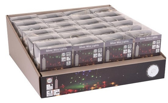 Cascata Luminosa Natalizia Multicolor per decorazioni natalizie con effetto luminoso a cascata - DeMatteis.it