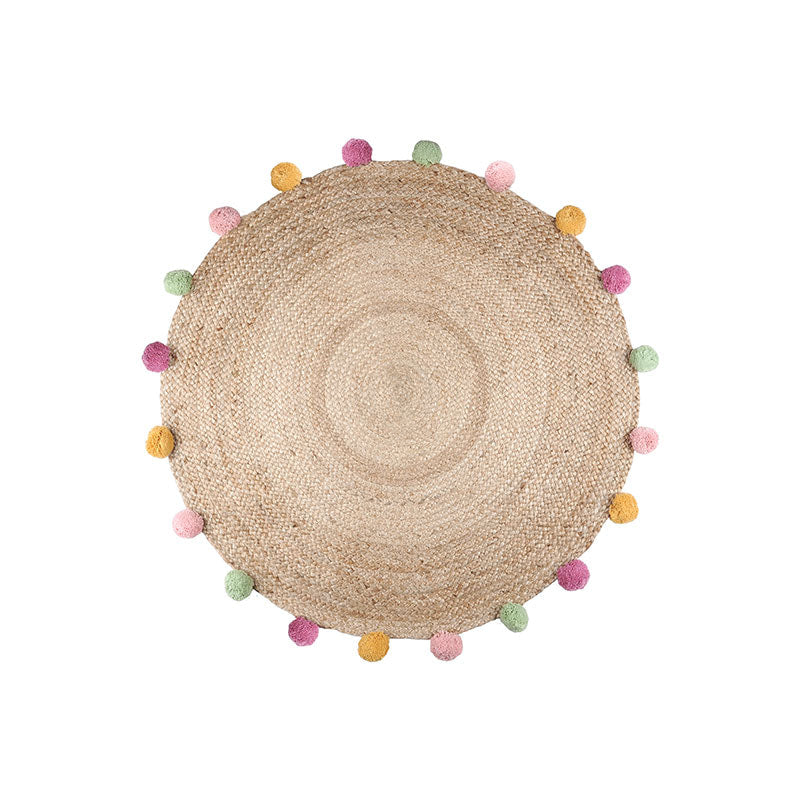 Tappeto Tondo D 90 Cm Juta Pimprenelle