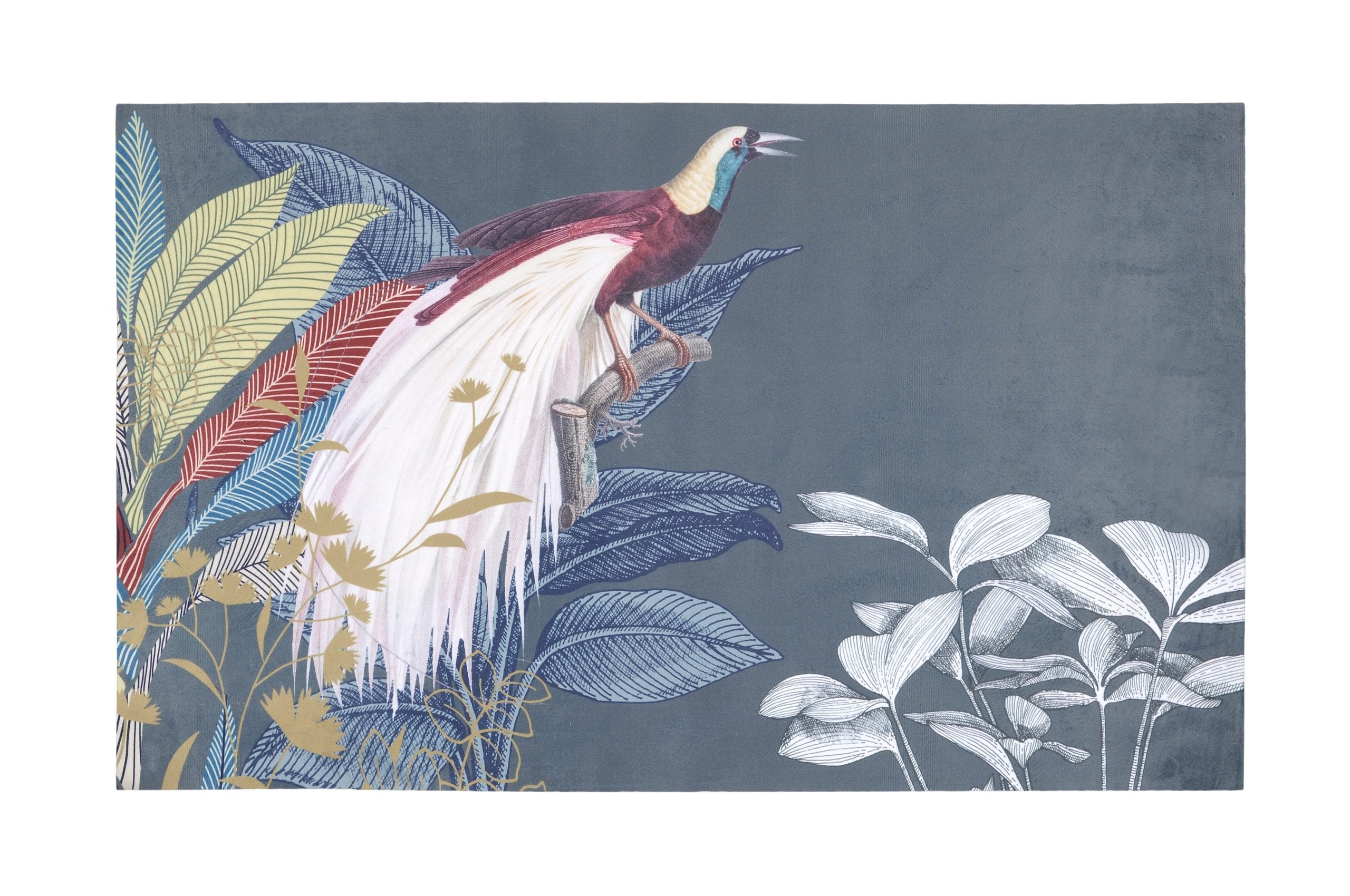 Tappeto Paradisier Verde 45X75 Cm