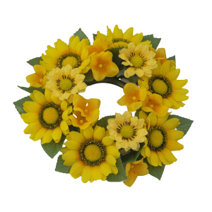 Corona Fiori Girasole Giallo L
