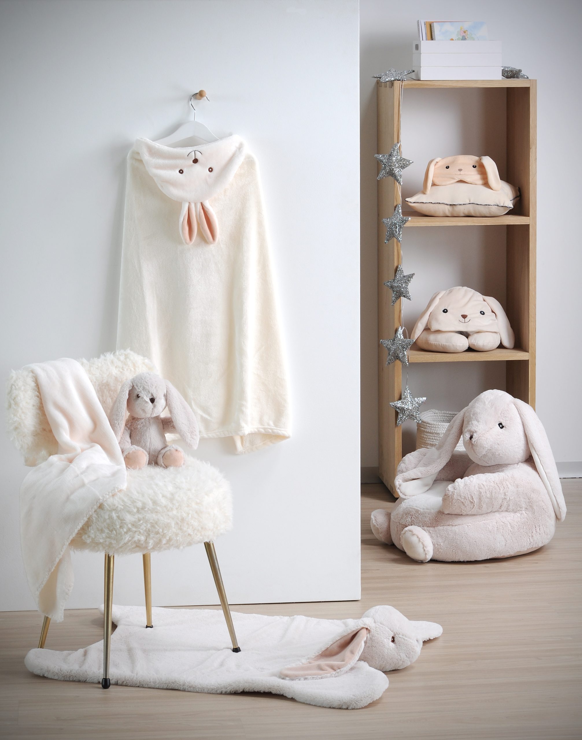 Pouf Beige Sasha 45X45 Cm