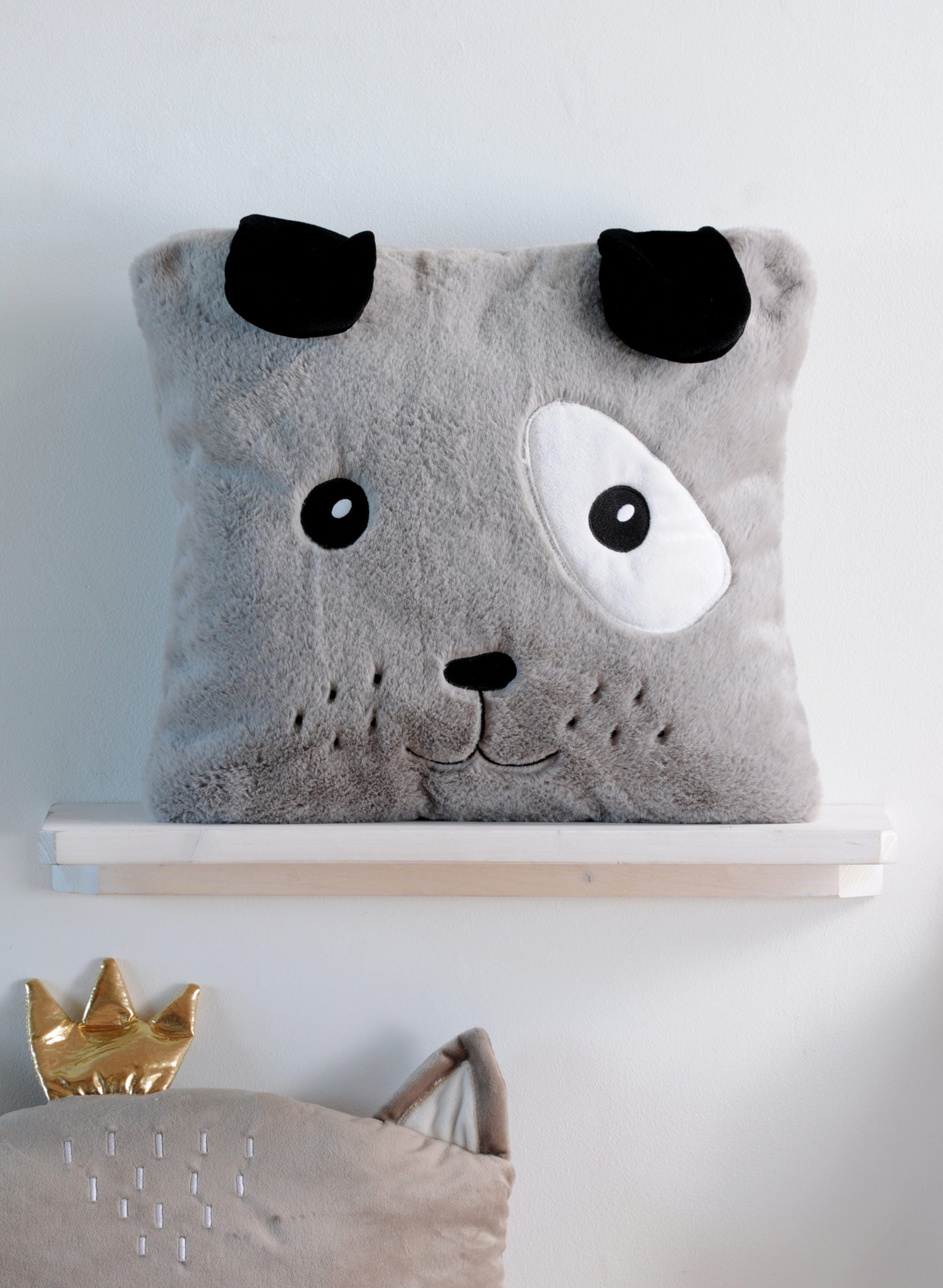 Cuscino Puppy 40X40 Cm Gris