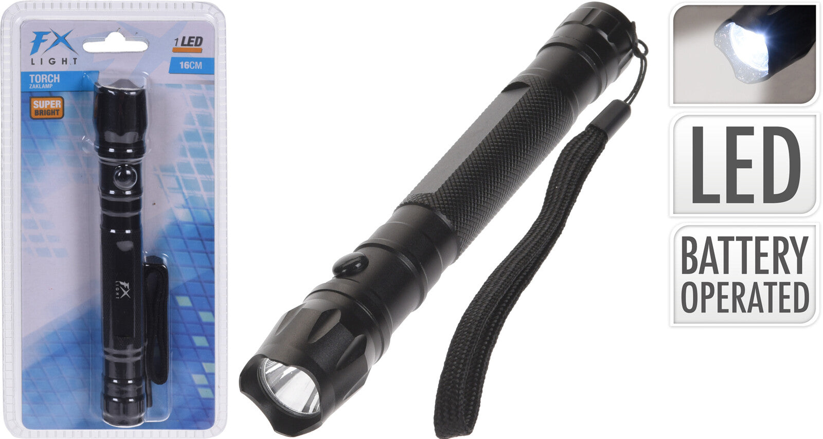 Torcia Elettrica 16 Cm